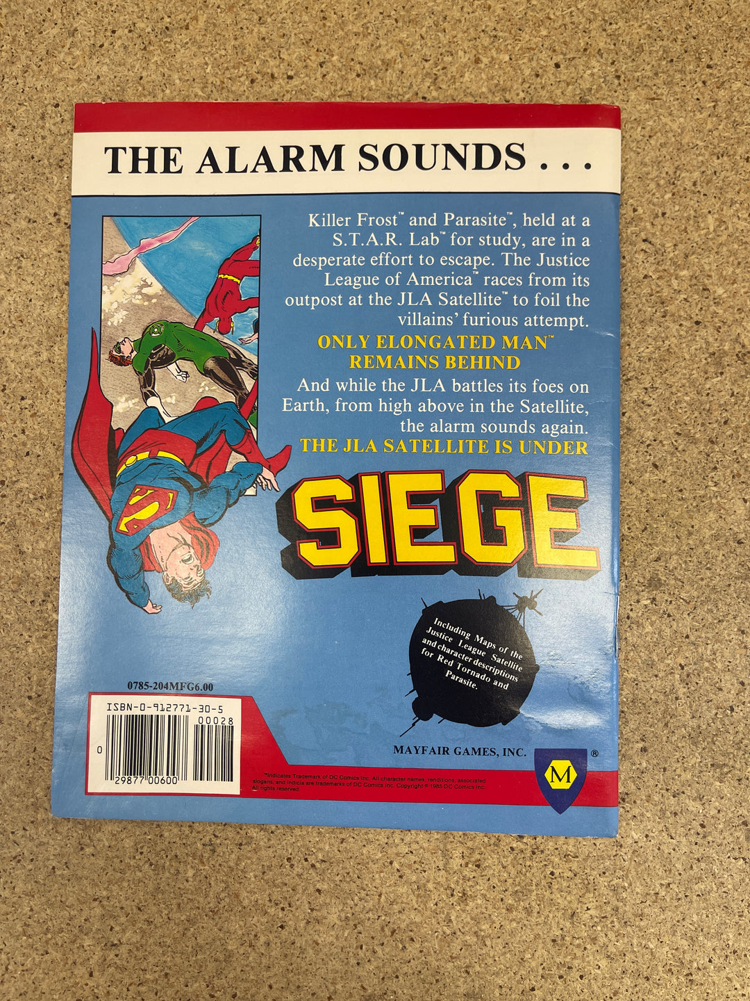 DC Heroes Role Playing Module #2 Siege