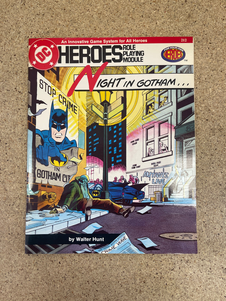 DC Heroes Role Playing Module #4 Night in Gotham