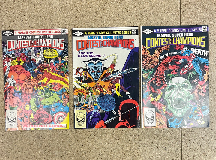 Marvel Super Hero Contest of Champions #1-3