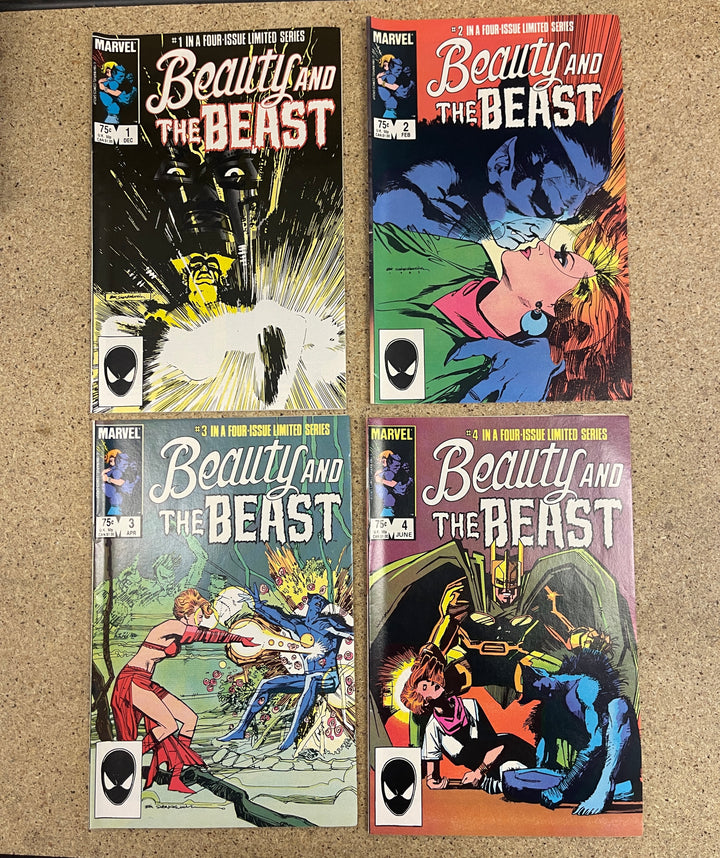 Beauty and the Beast #1-4 Beast and Dazzler
