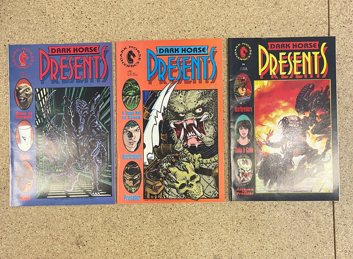 Dark Horse Presents #34-36 Aliens and Predator