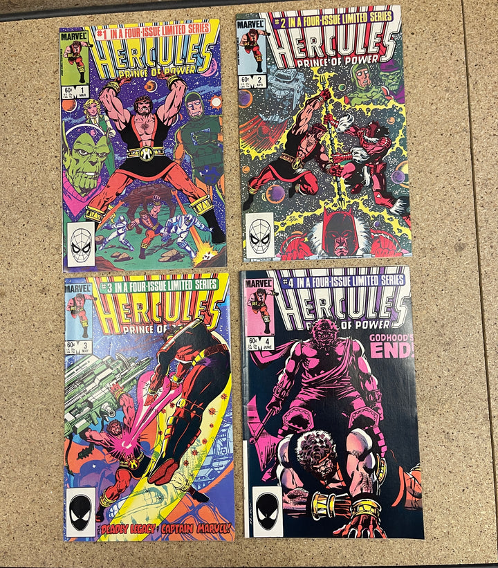 Hercules Prince of Power #1-4 1984