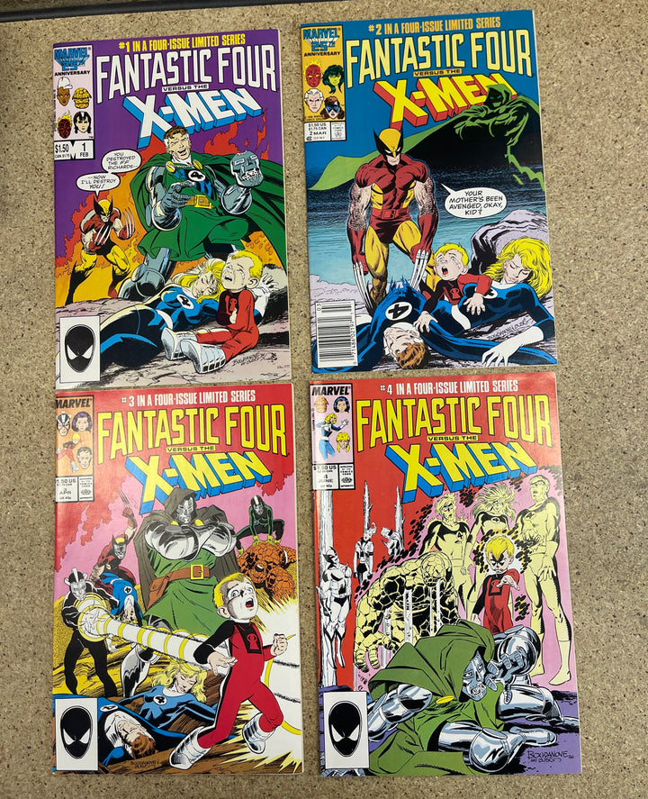 Fantastic Four vs X-men #1-4