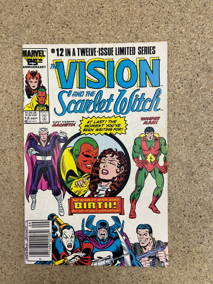 The Vision and the Scarlet Witch #12 1st Wiccan and Speed