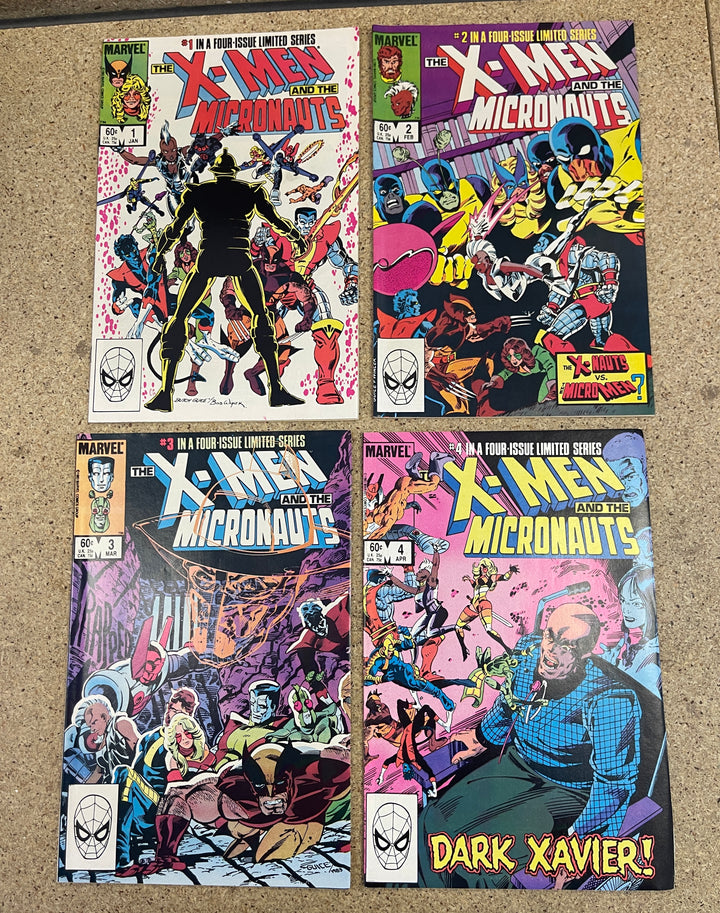 X-men and the Micronauts  #1-4