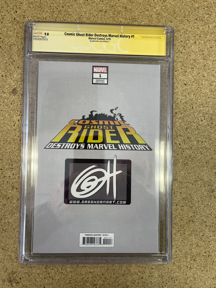 Cosmic Ghost Rider Destroys Marvel History #1 Greg Horn Signature