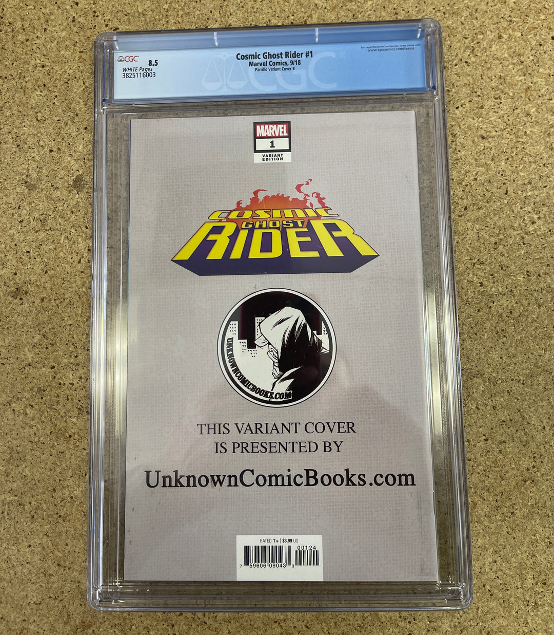 Cosmic Ghost Rider     #1 Parillo Virgin Unknow Comics CGC 8.5