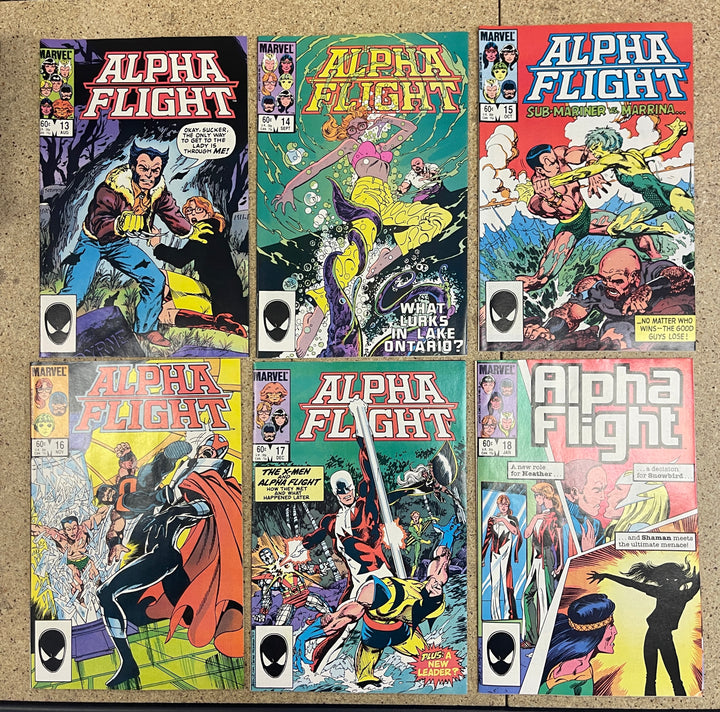 Alpha Flight #1-28 Complete Byrne run