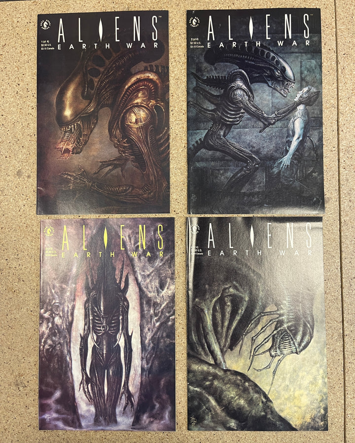 Aliens Earth War #1-4