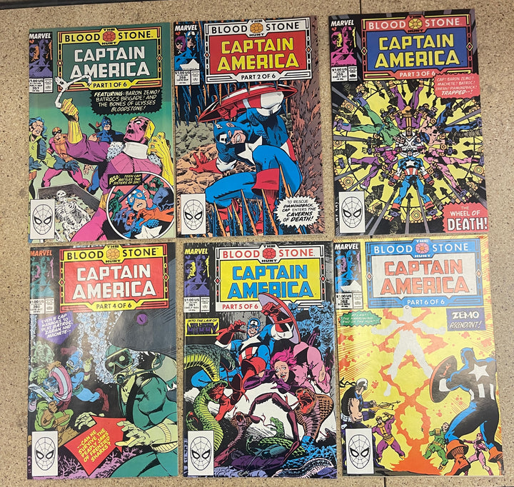 Captain America  #357-362 Bloodstone Hunt