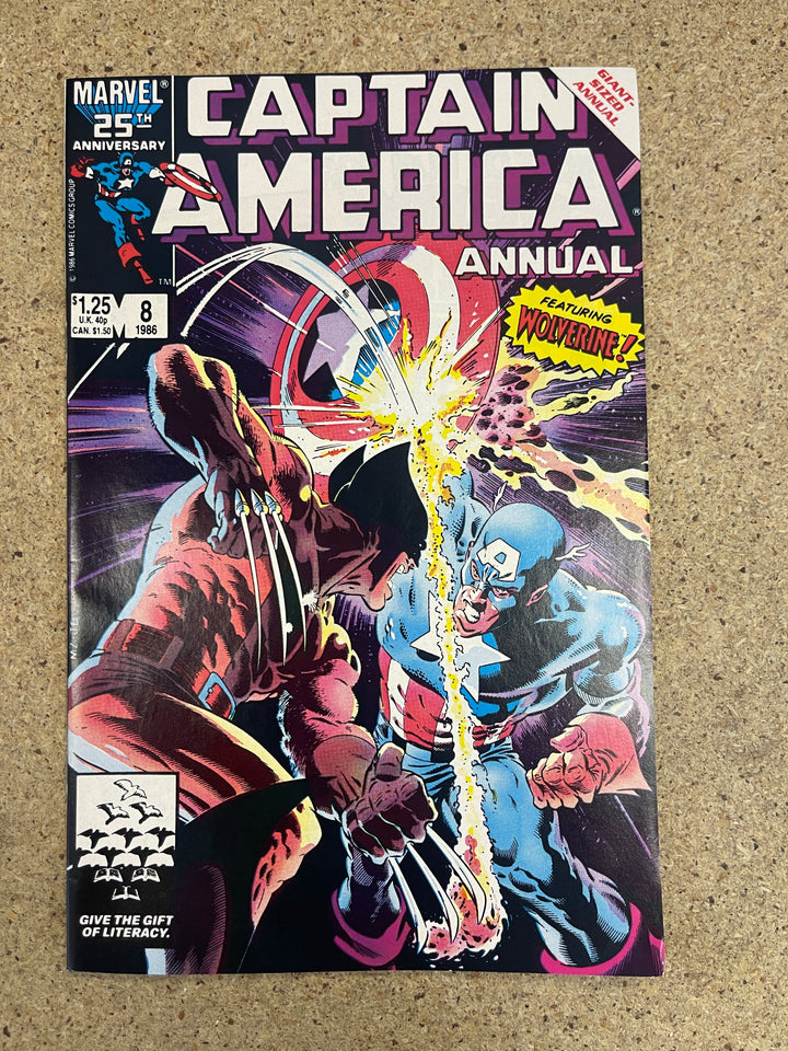 Captain America Annual #8 Wolverine
