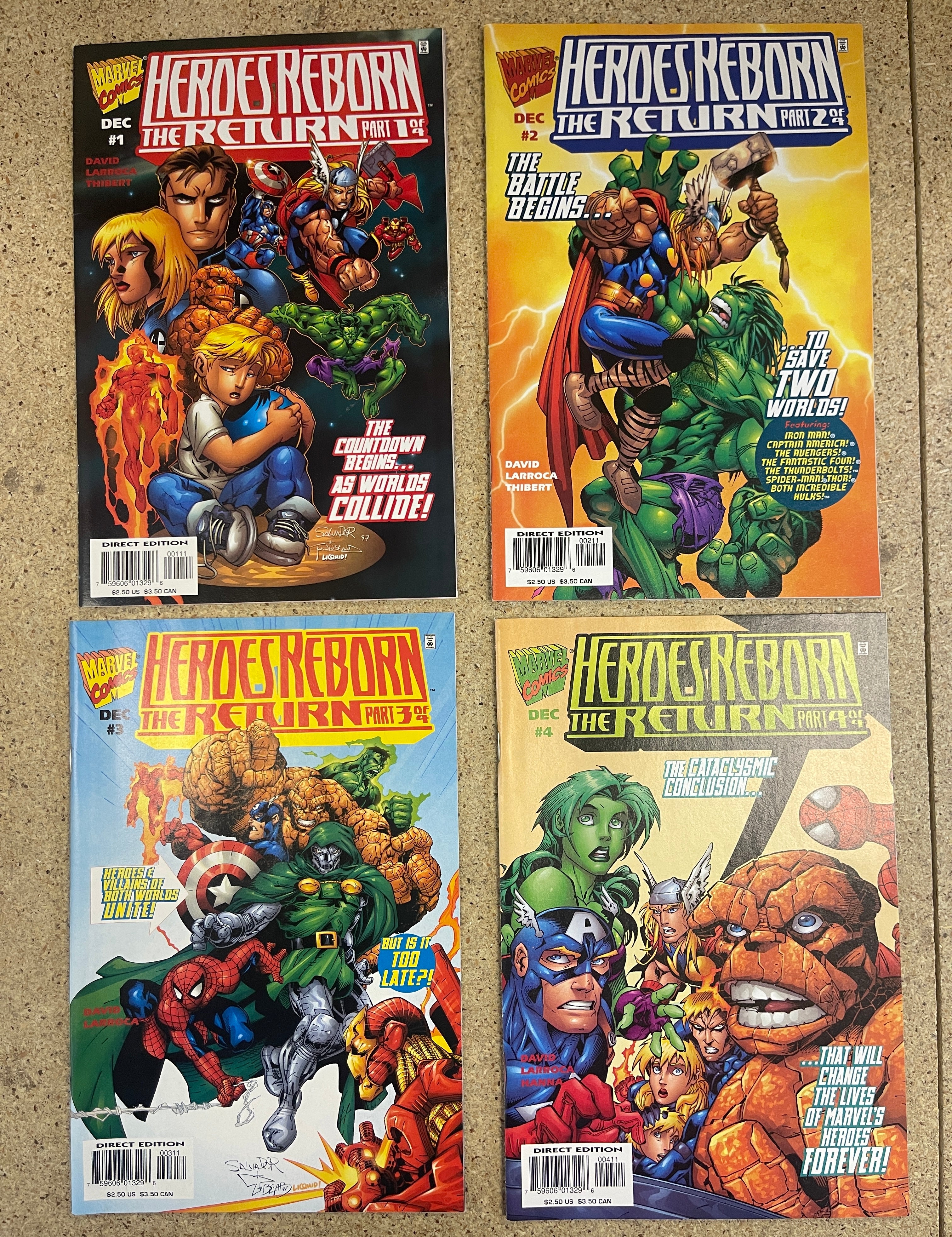 Heroes Reborn the Return #1-4 – Subscription Comics