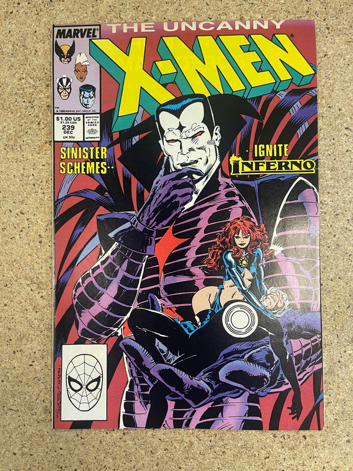 Uncanny X-men  #239 1st Mr Sinister Cover