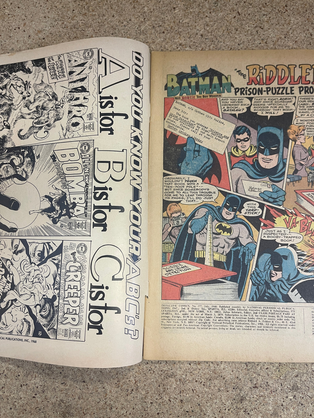 Detective Comics #377 Riddler