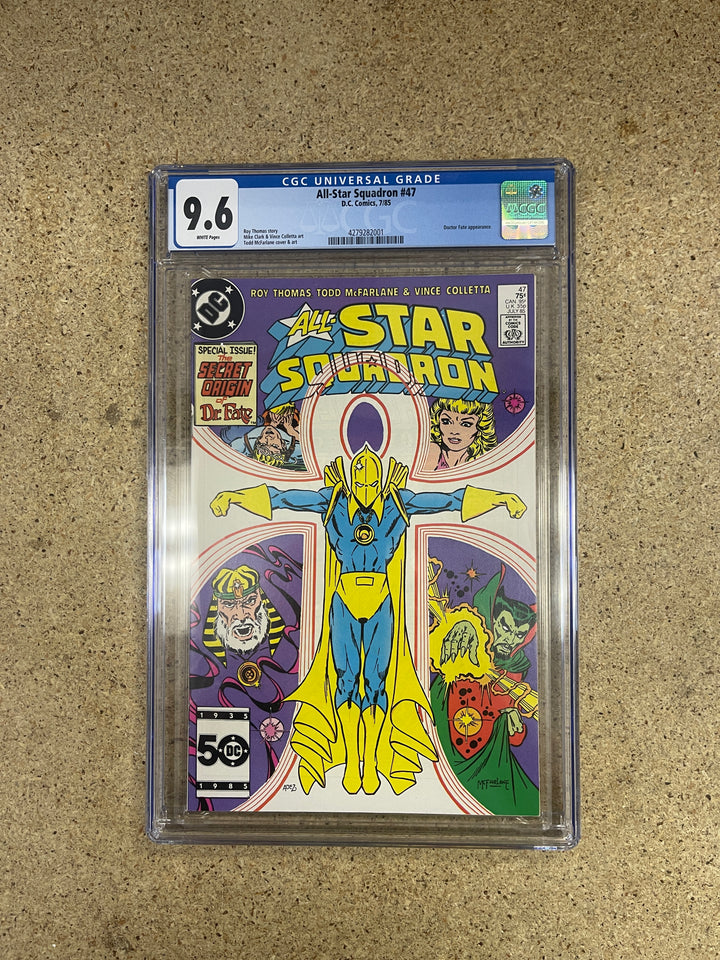 All Star Squadron #47 CGC 9.6 McFarlane Cover