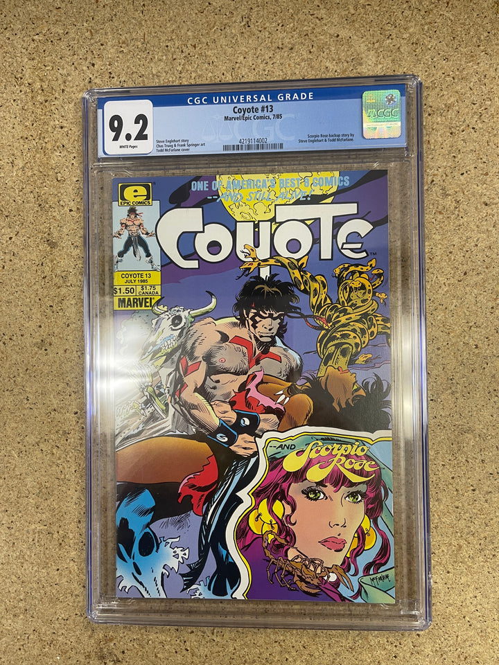 Coyote #13 CGC 9.2 McFarlane Cover