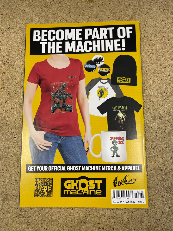Ghost Machine #1 1:100 Signed by Geoff Johns and Jason Fabok