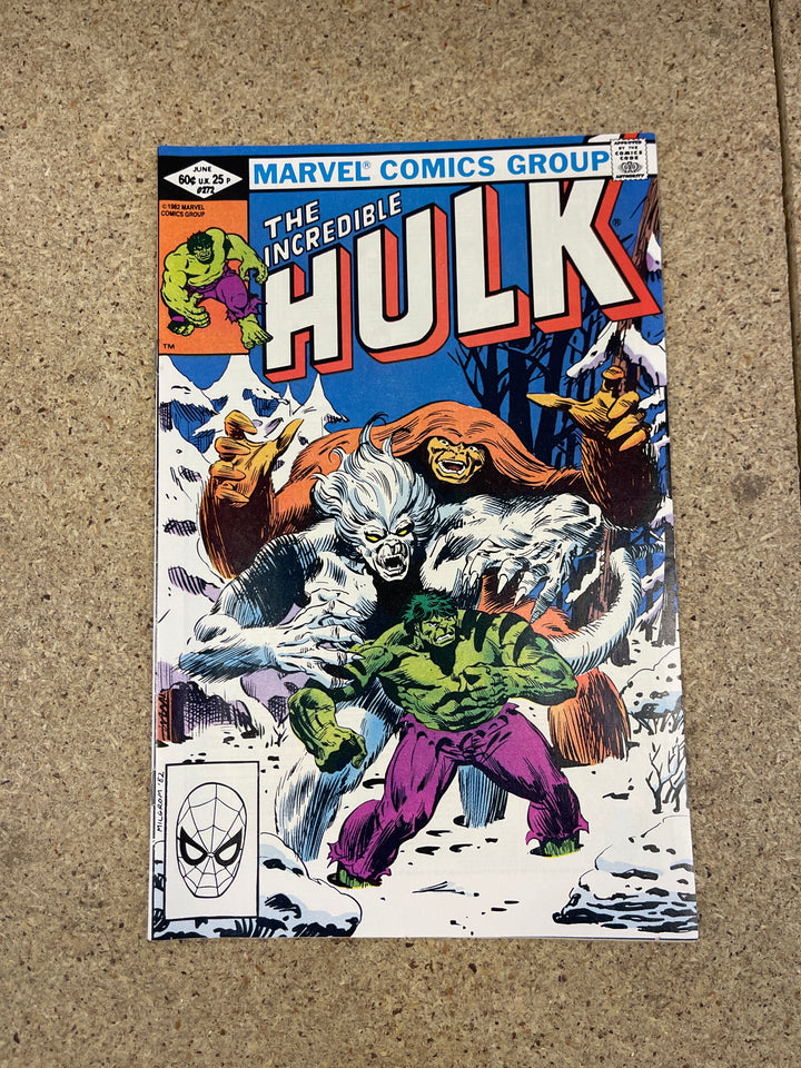 Incredibel Hulk #272 Wendigo