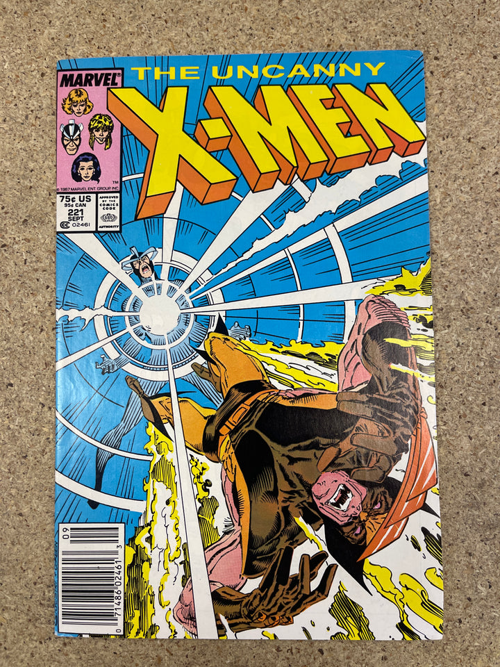 Uncanny X-men #221 1st Mr. Sinister Newsstand