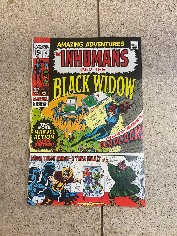 Amazing Adventures #4 Inhumans Black Widow