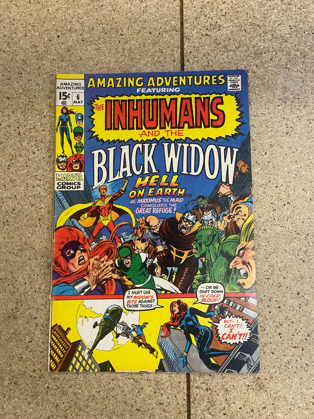 Amazing Adventures #6 Inhumans Black Widow