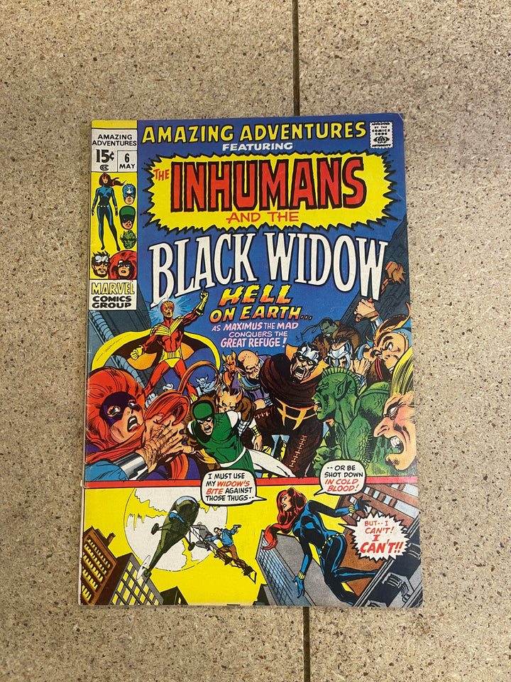 Amazing Adventures #6 Inhumans Black Widow