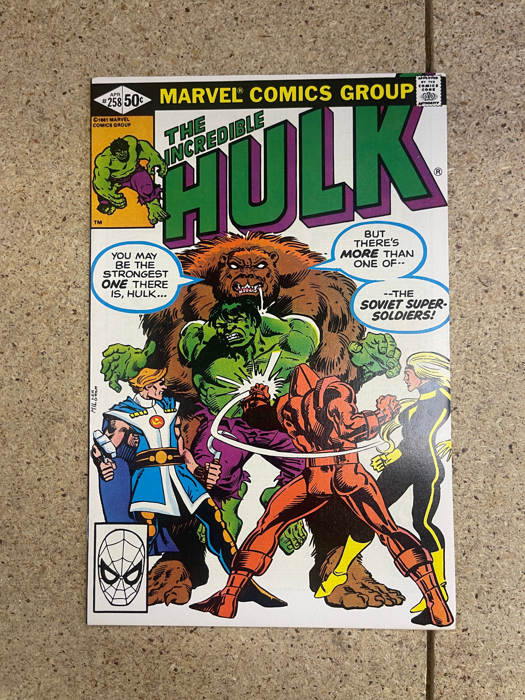 Incredible Hulk #258 1st Soviet Super Soliders