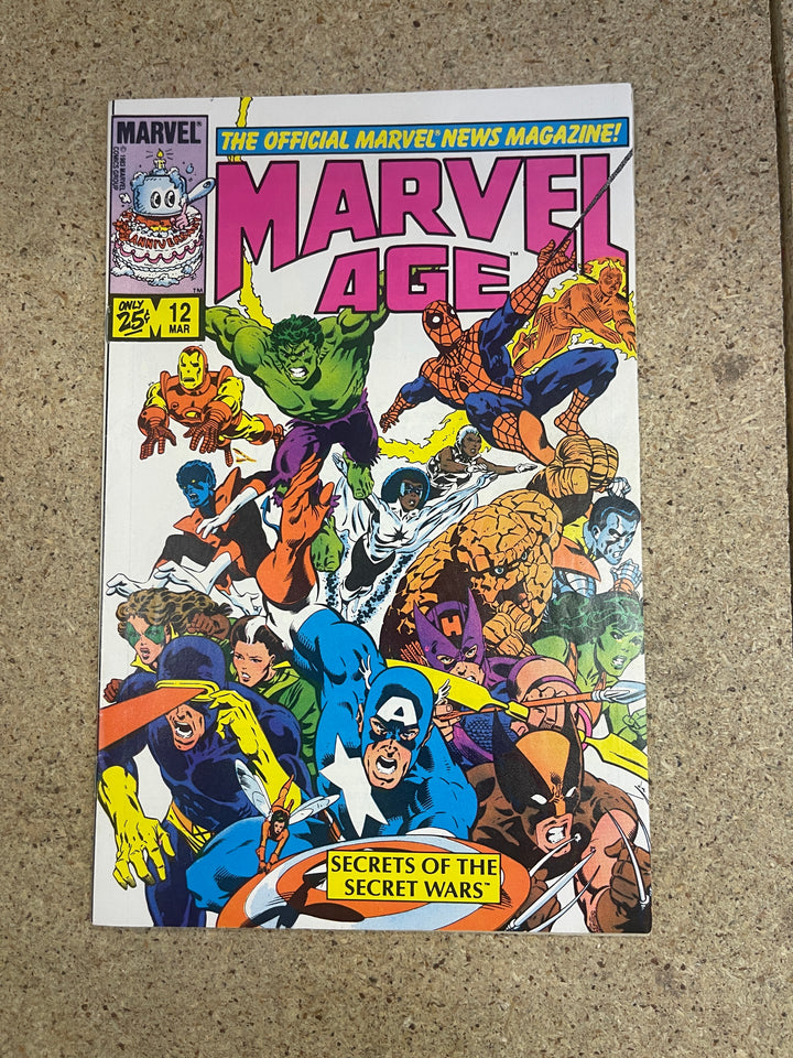 Marvel Age #12 Secret Wars