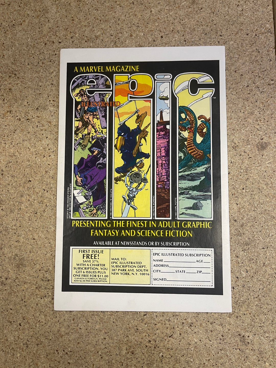 Marvel Age #12 Secret Wars