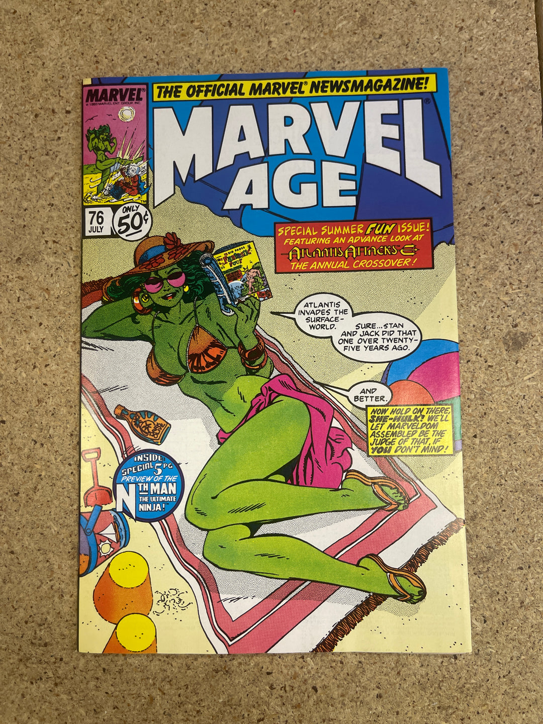 Marvel Age #76 Byrne She Hulk