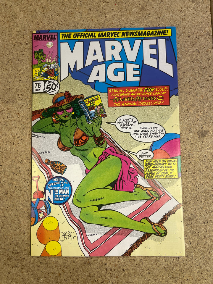 Marvel Age #76 Byrne She Hulk