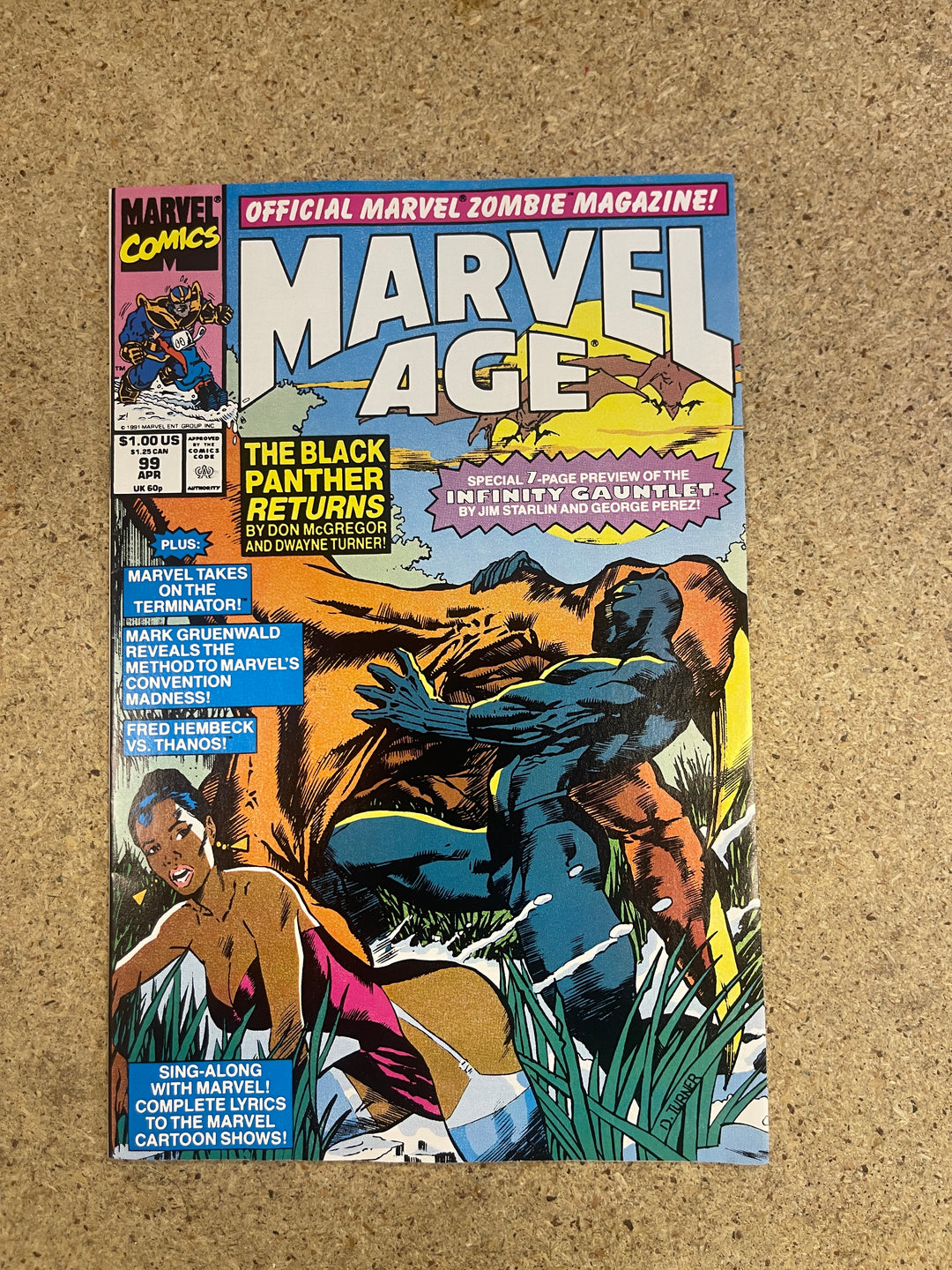 Marvel Age #99 Infinity Gauntlet