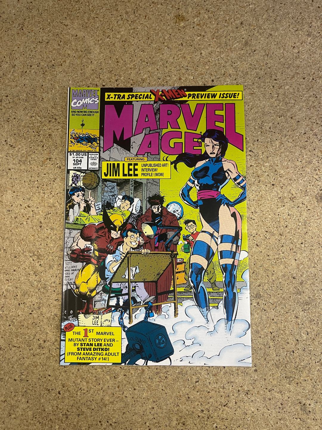 Marvel Age #104 Jim Lee