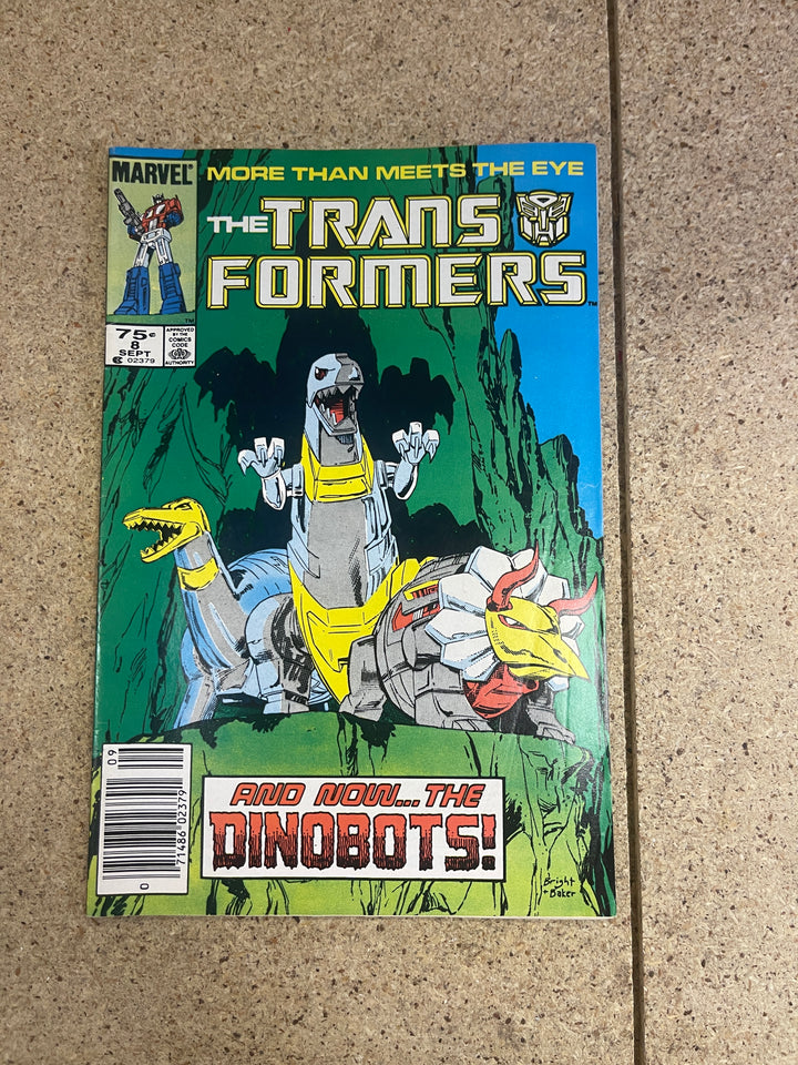 Transformers  #8 1st Dinobots Newsstand