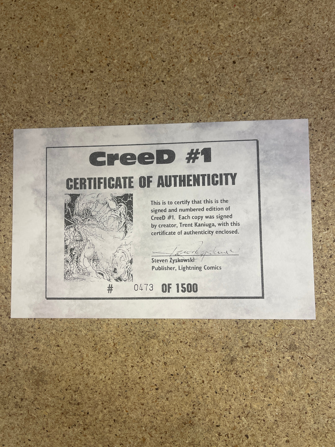 Creed #1-2 w/ autos and certs