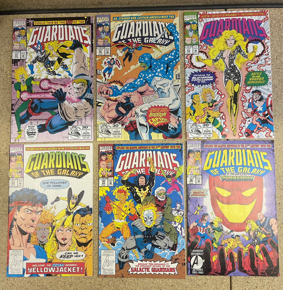 Guardians of the Galaxy #1-62 Annual 1-4 included