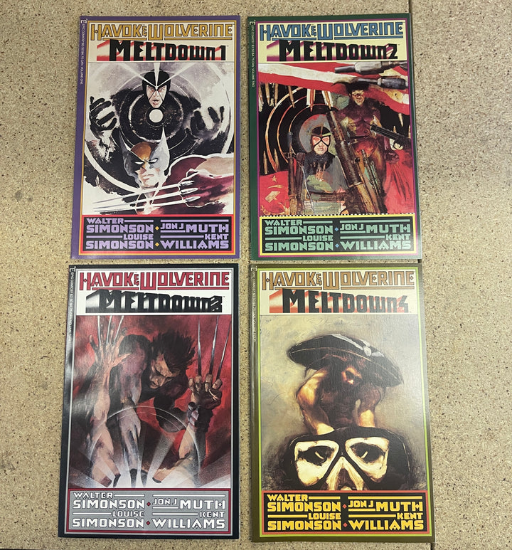 Havok & Wolverine Meltdown #1-4