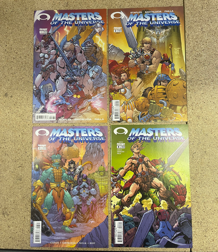 Masters of the Universe #1-4 B Covers