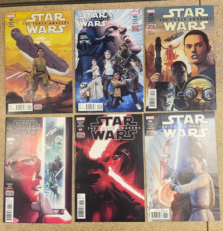 Star Wars The Force Awakens  #1-6