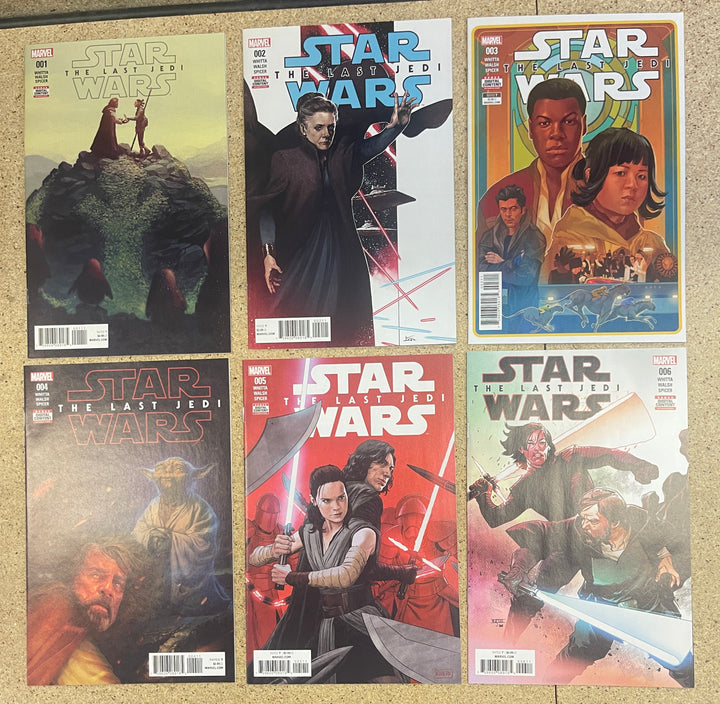 Star Wars the Last Jedi #1-6