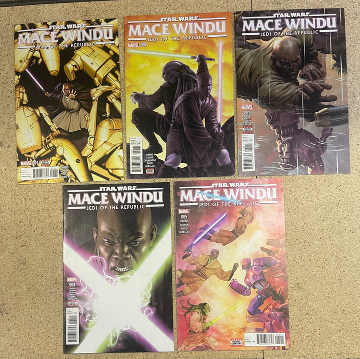 Star Wars Mace Windu #1-5