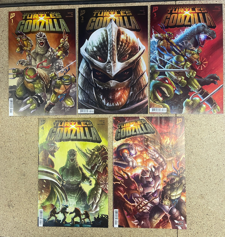 Teenage Mutant Ninja Turtles Godzilla #1-5