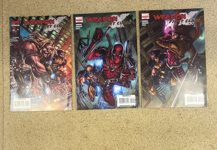 Weapon X First Class #1-3
