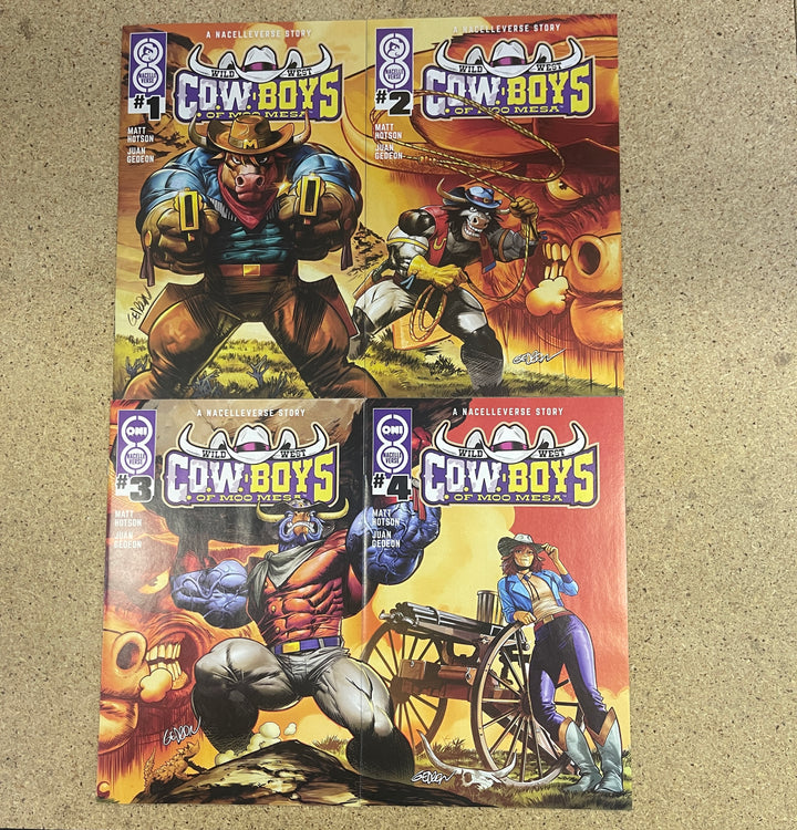 Wild West Cowboys of Moo Mesa #1-4