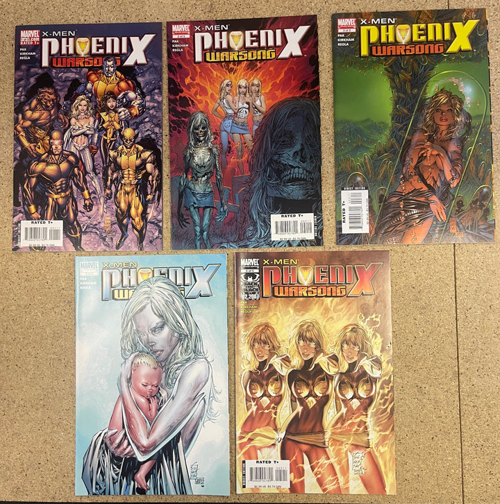 X-men Phoenix Warsong #1-5