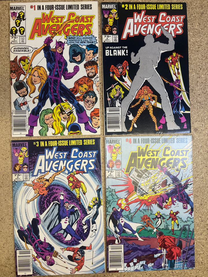 West Coast Avengers Complete Run Limited Series 1-4, Series 1-102 + Annual 1-8