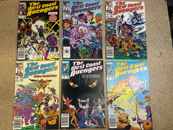 West Coast Avengers Complete Run Limited Series 1-4, Series 1-102 + Annual 1-8