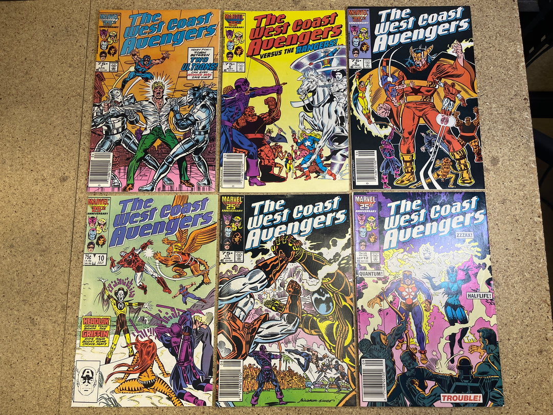 West Coast Avengers Complete Run Limited Series 1-4, Series 1-102 + Annual 1-8