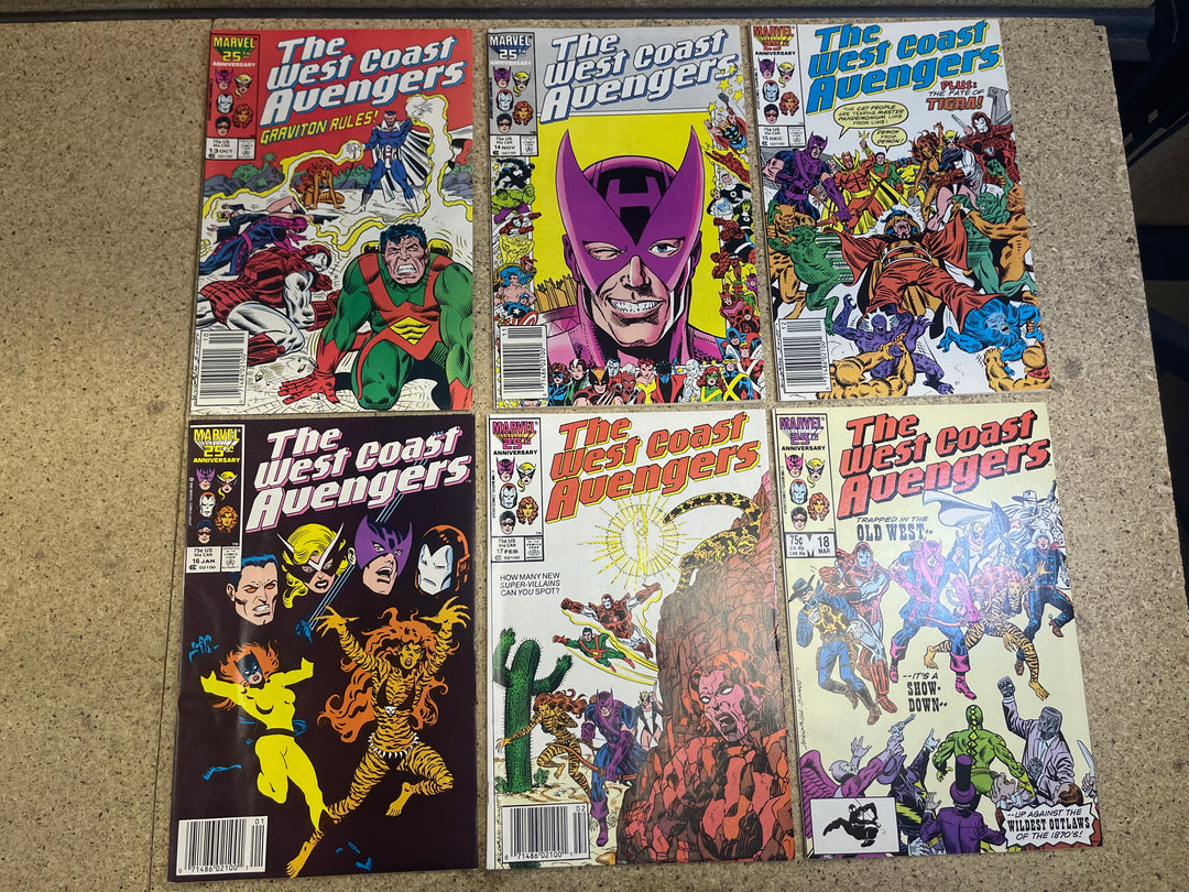 West Coast Avengers Complete Run Limited Series 1-4, Series 1-102 + Annual 1-8