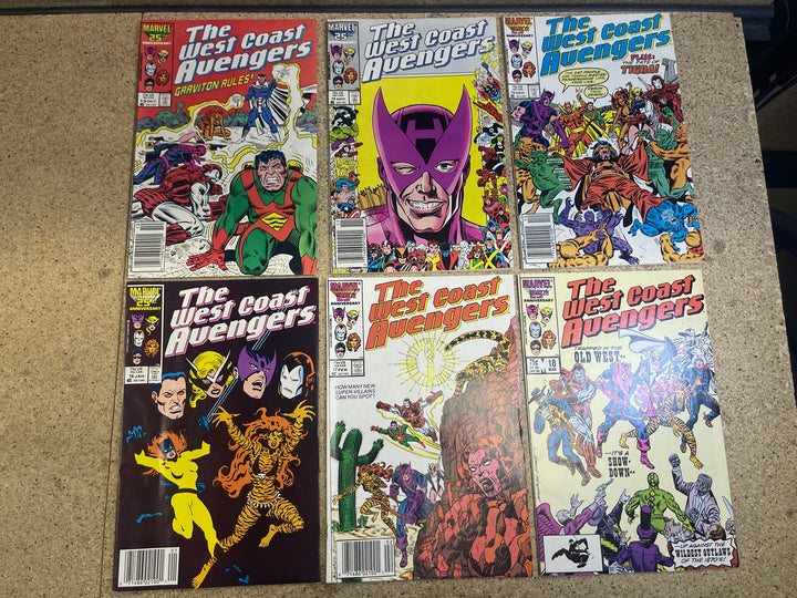 West Coast Avengers Complete Run Limited Series 1-4, Series 1-102 + Annual 1-8